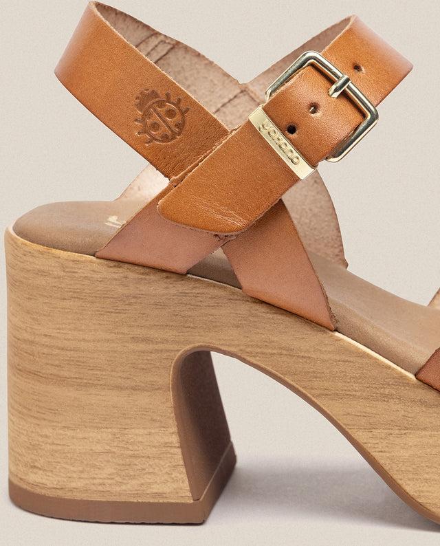 Yokono Sandalia Tacón Bonai 002 Marrón