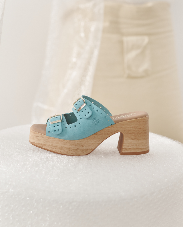 yokono Sandalia tacón Bonai 003 azul