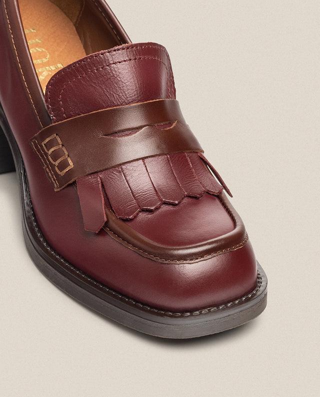 Yokono Zapato De Tacón LANDAS-006 Burdeos