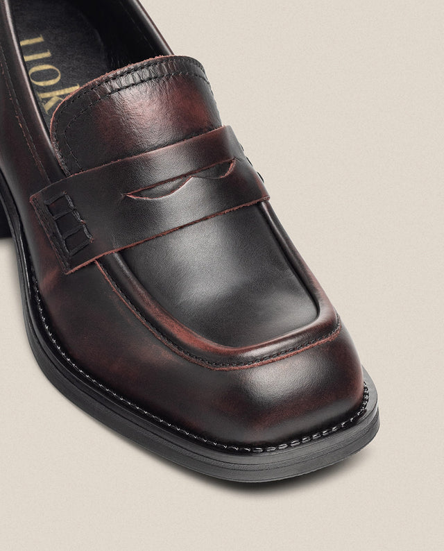 Yokono Zapato De Tacón LANDAS-007 Burdeos