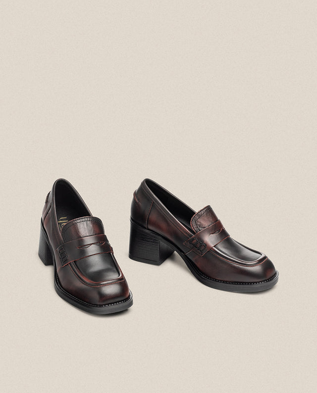 Yokono Zapato De Tacón LANDAS-007 Burdeos