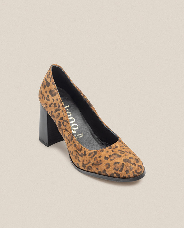 Yokono Zapato De Tacón LOIR-001 Leopardo