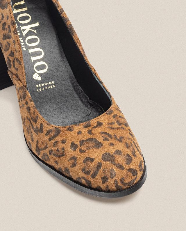 Yokono Zapato De Tacón LOIR-001 Leopardo