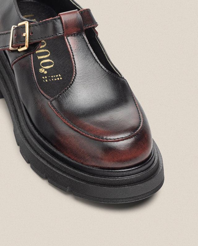 Yokono Zapato Plano CHAM-003 Burdeos