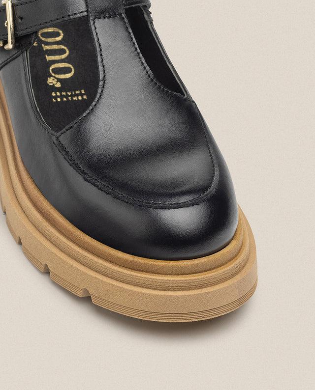 Yokono Zapato Plano CHAM-003 Negro