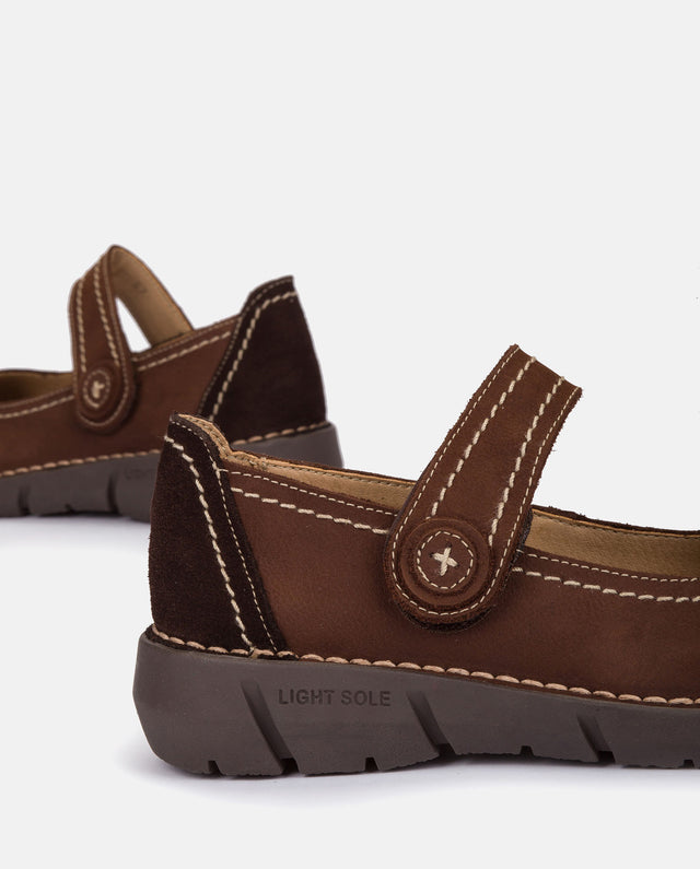 Yokono Zapato Plano Olba 005 Marron