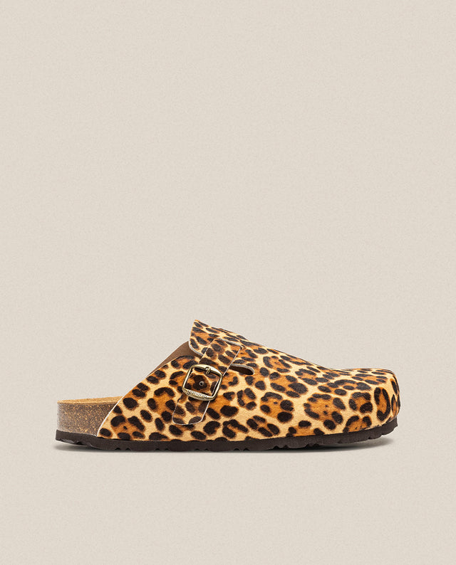 Yokono Zapato Plano ZUECO 599 Leopardo