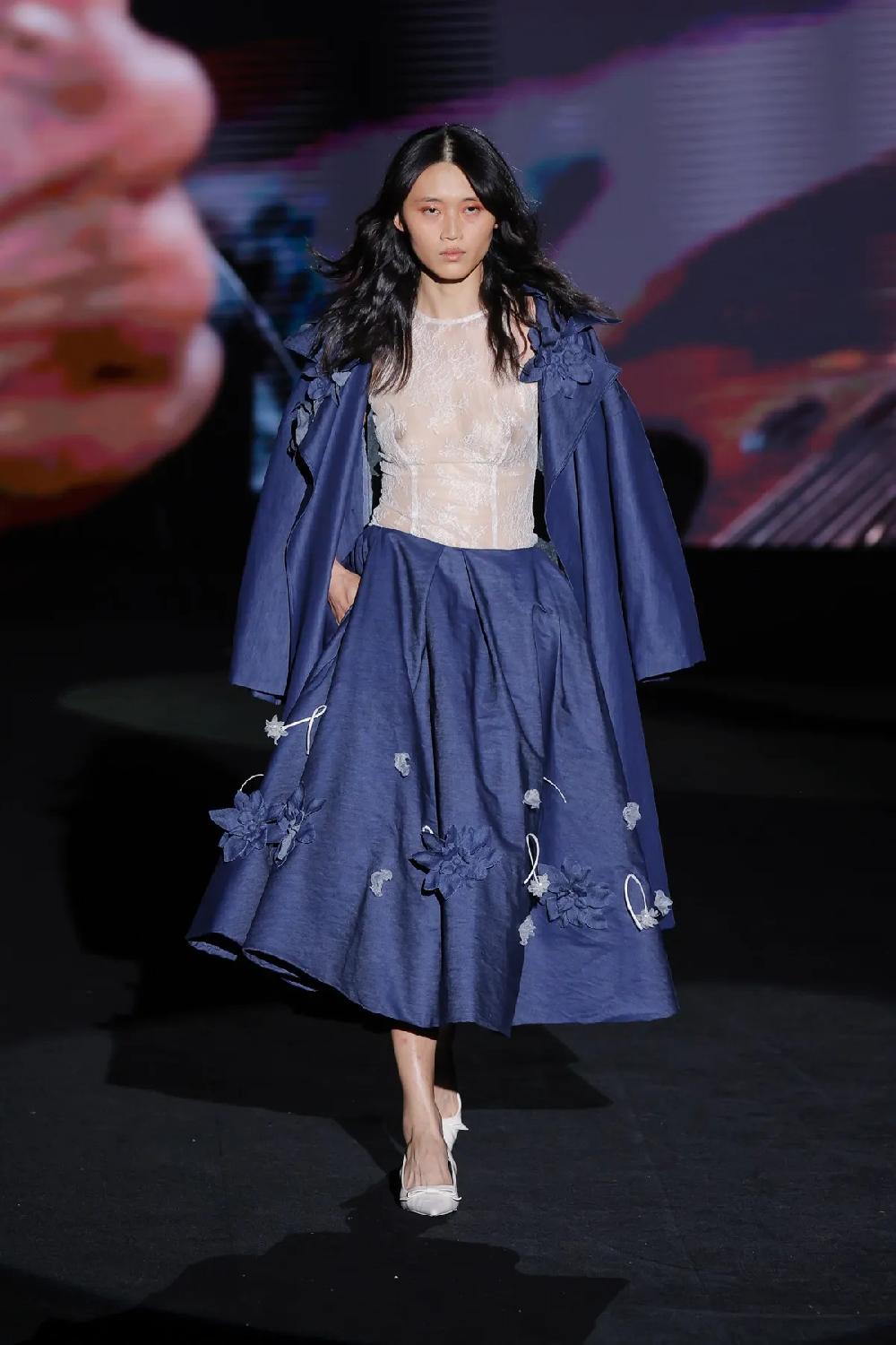 Yolancris Barcelona 25-48 TOP – 25-19 COAT & 25-36 SKIRT