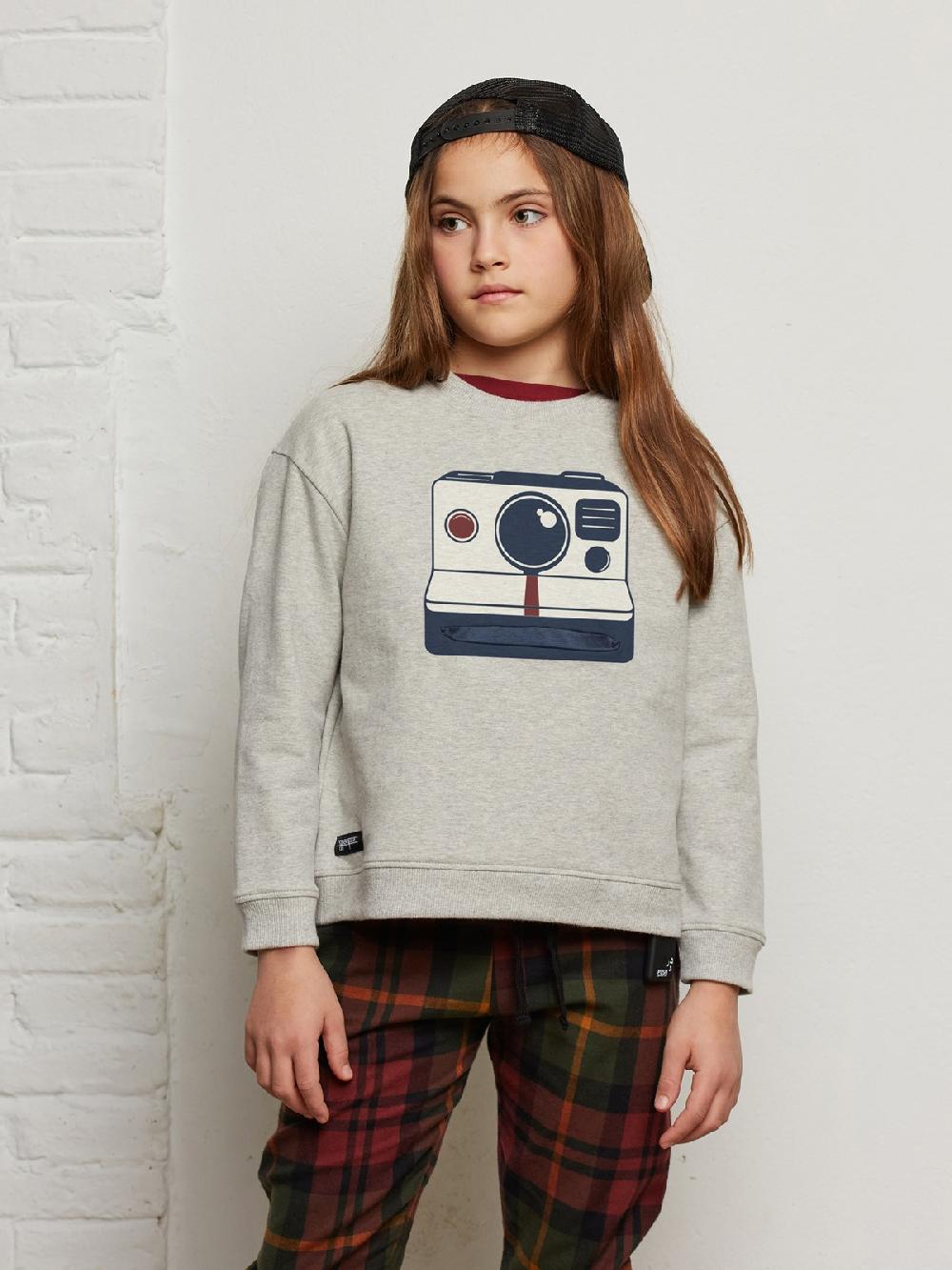 Yporqué CAMERA POCKET WIDE SWEAT