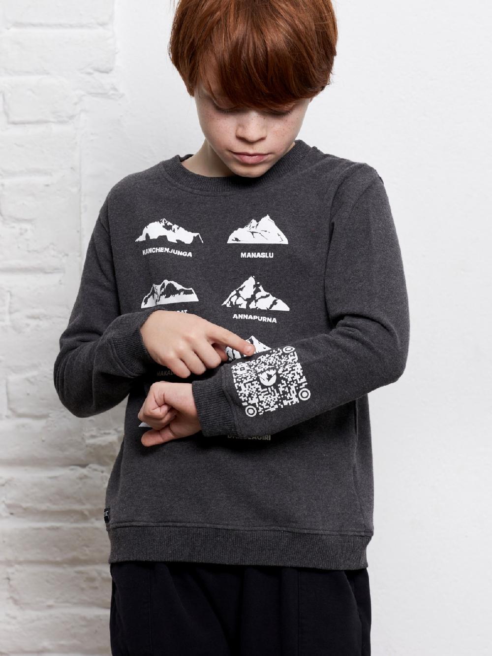 Yporqué MOUNTAINS QR SWEAT