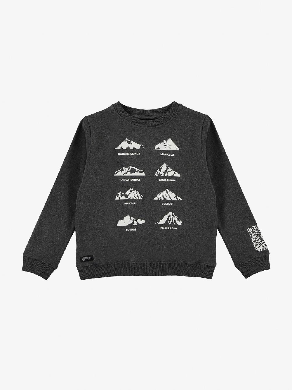 yporqué MOUNTAINS QR SWEAT
