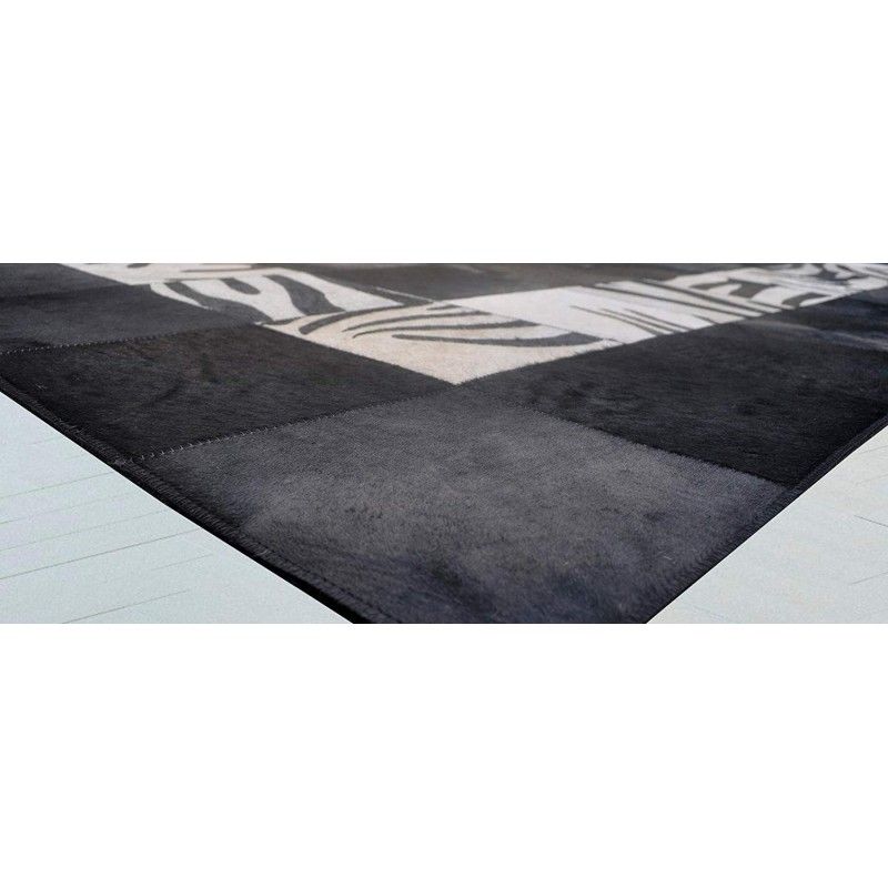 Zerimar Shoes Alfombra Patchwork Piel De Toro 240x300 Cm