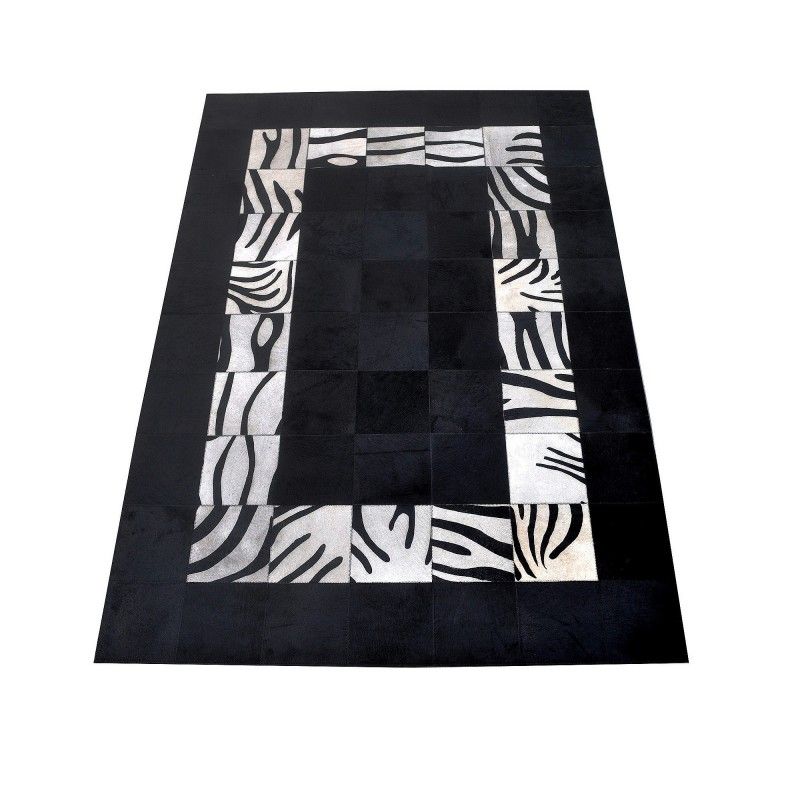 zerimar shoes Alfombra Patchwork piel de toro 240x300 cm zerimar shoes Alfombra Patchwork piel de toro 240x300 cm