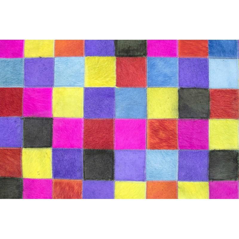 Zerimar Shoes Alfombra Patchwork Piel De Vaca COLD - Varias Medidas