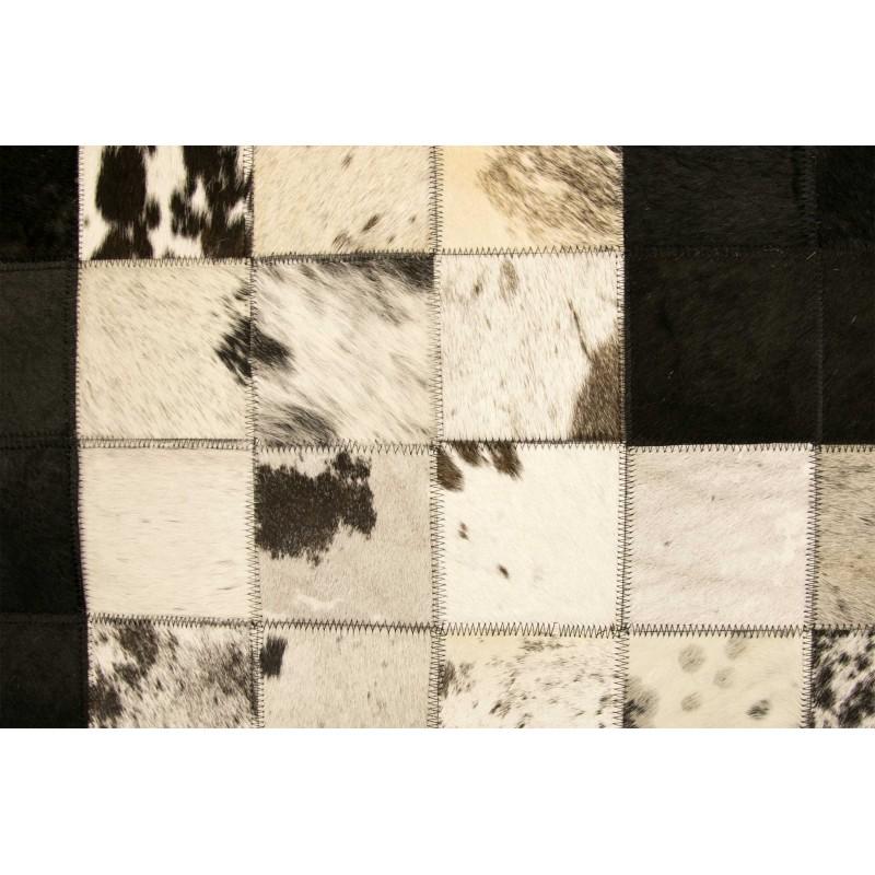 Zerimar Shoes Alfombra Patchwork Piel De Vaca LIMESTONE - Varias Medidas