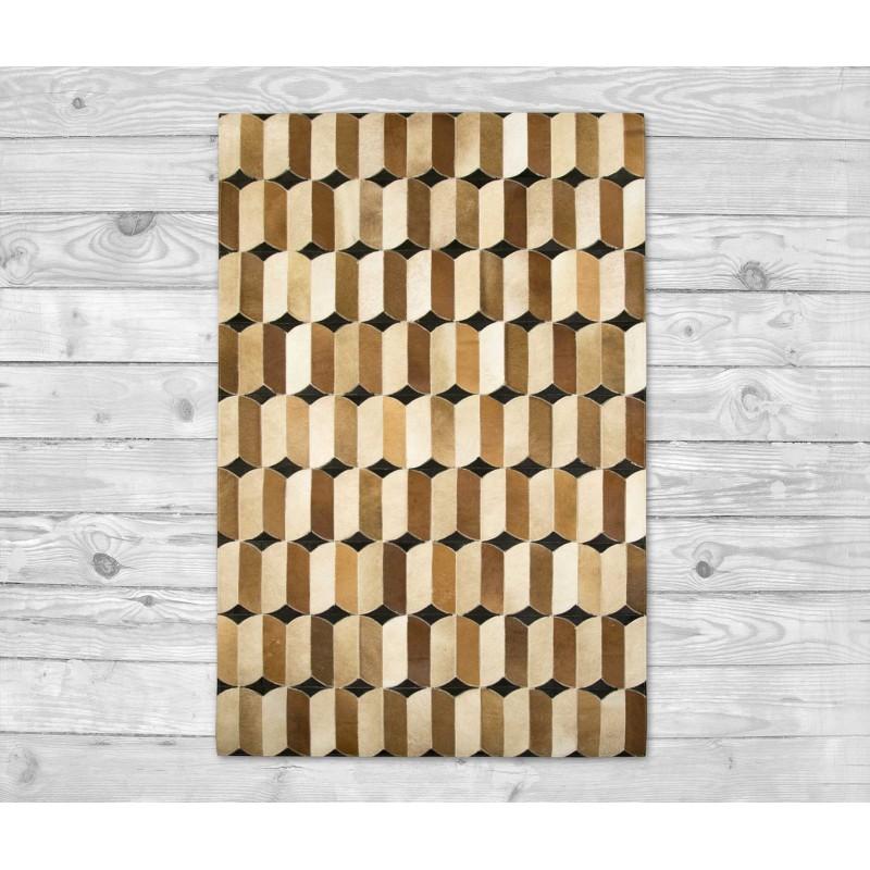 Zerimar Shoes Alfombra Patchwork Piel De Vaca PLAST - Varias Medidas