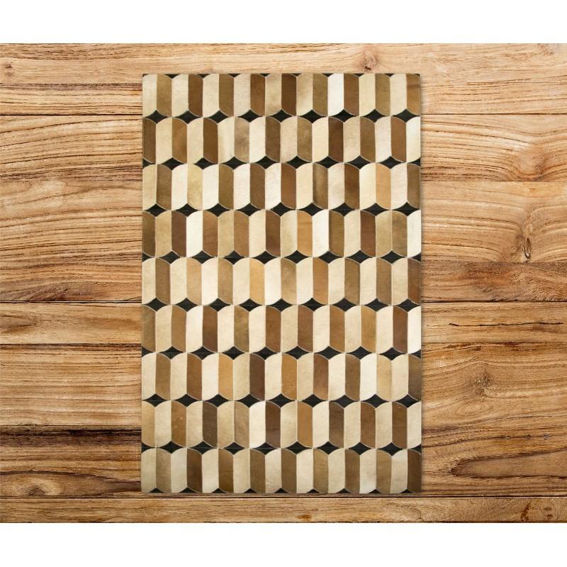 Zerimar Shoes Alfombra Patchwork Piel De Vaca PLAST - Varias Medidas