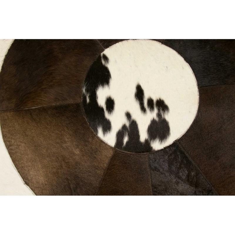 Zerimar Shoes Alfombra Patchwork Piel De Vaca SKULL- Varias Medidas