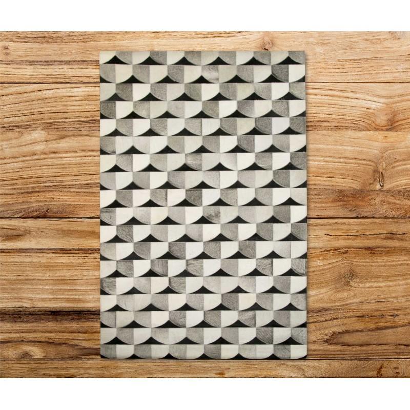 Zerimar Shoes Alfombra Patchwork Piel De Vaca THORN - Varias Medidas