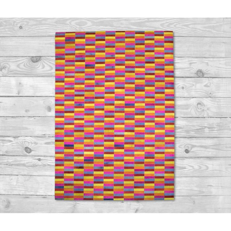 Zerimar Shoes Alfombra Patchwork Piel De Vaca WARM - Varias Medidas