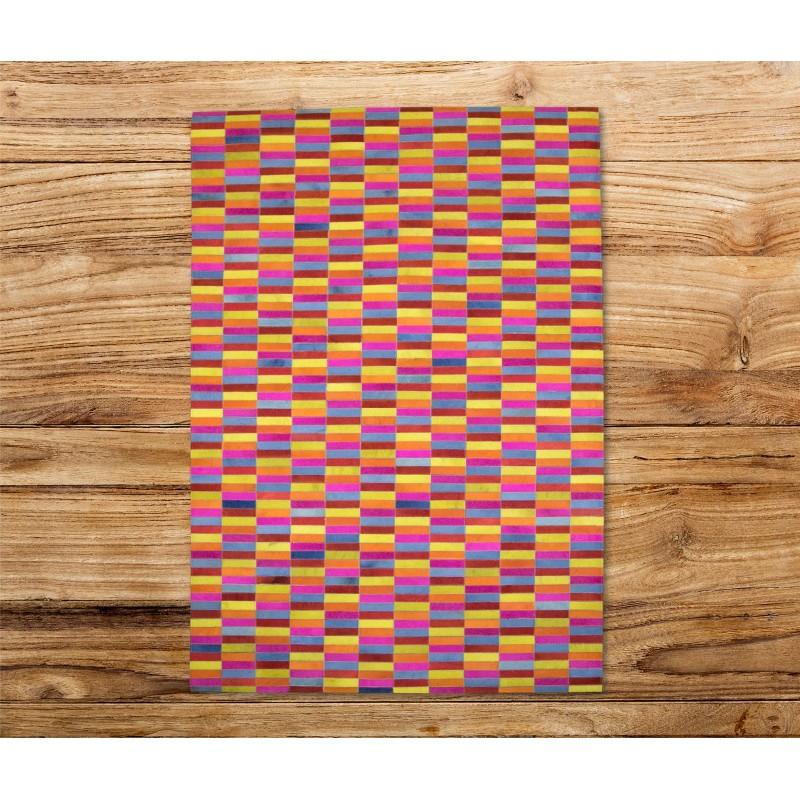 Zerimar Shoes Alfombra Patchwork Piel De Vaca WARM - Varias Medidas