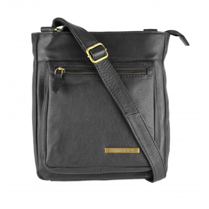 Zerimar Shoes Bandolera De Piel Estilo Vintage 26x23x7 Cm GORO
