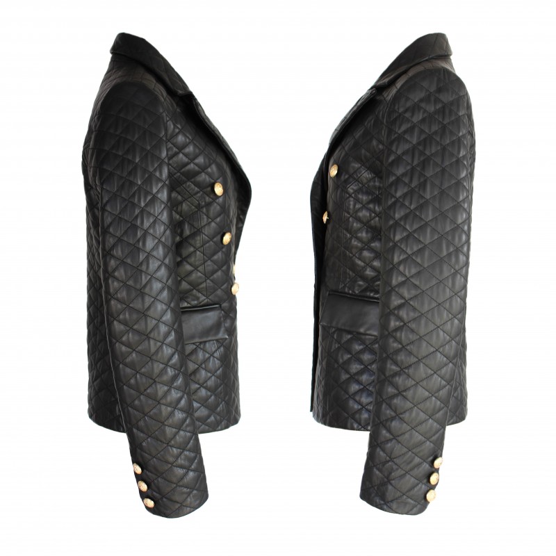 Zerimar Shoes Blazer Acolchada Con Botones Modelo DOFANA