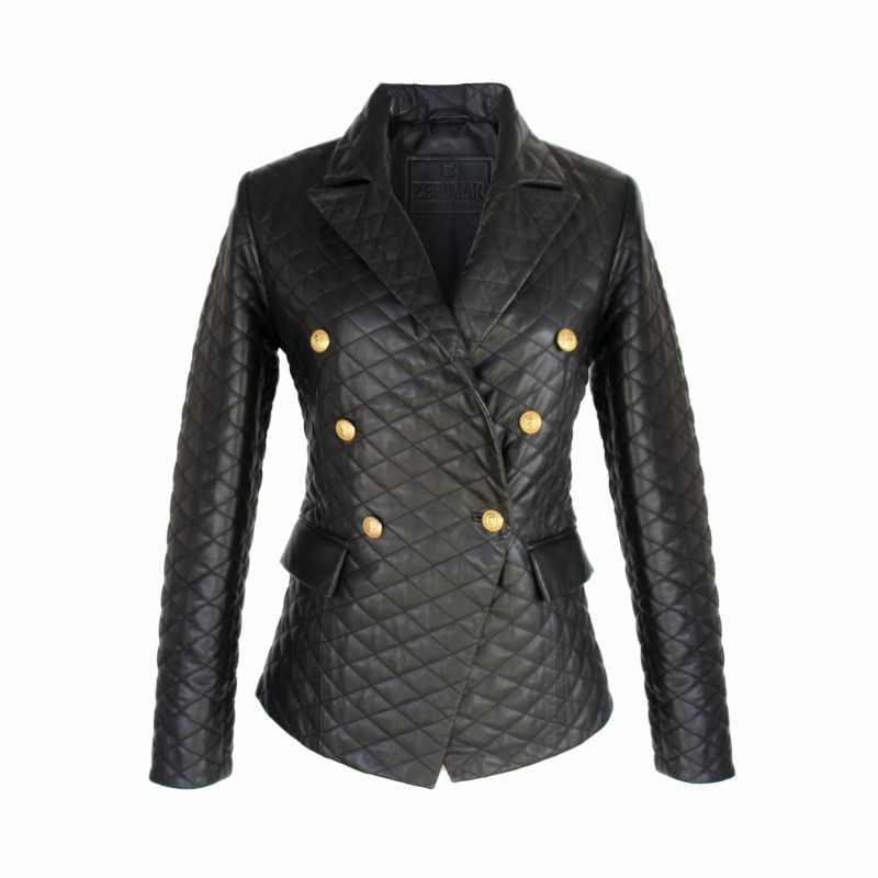 zerimar shoes Blazer acolchada con botones modelo DOFANA zerimar shoes Blazer acolchada con botones modelo DOFANA