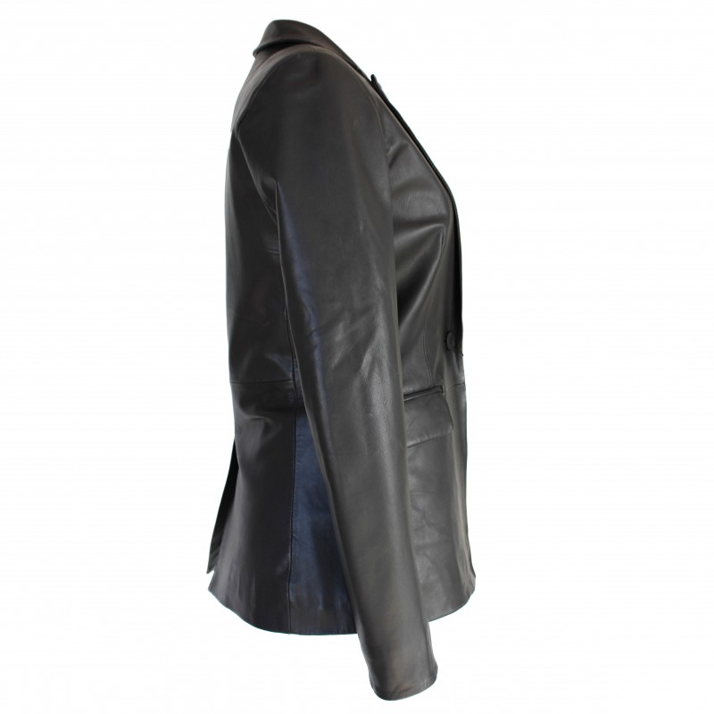 Zerimar Shoes Blazer De Piel Para Mujer Modelo VITTO