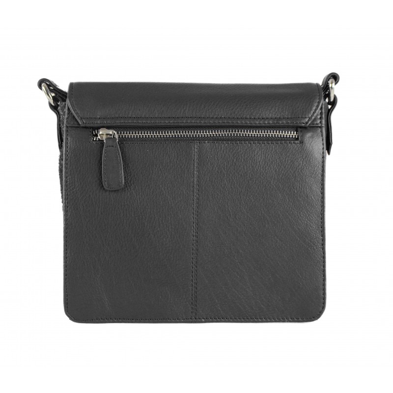 Zerimar Shoes Bolso Bandolera De Piel Combinado 23x5x21 Cm