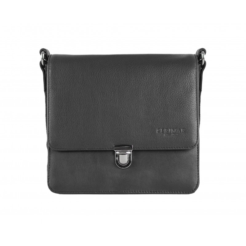 zerimar shoes Bolso bandolera de piel combinado 23x5x21 cm