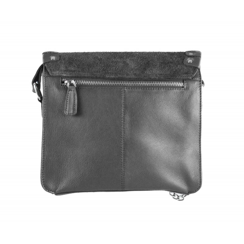 Zerimar Shoes Bolso Bandolera De Piel Con Tachuelas 24x8x20 Cm