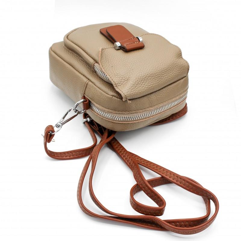 Zerimar Shoes Bolso Bandolera Pequeño De Piel 18x12 5x8 Cm