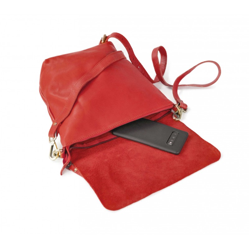 Zerimar Shoes Bolso De Bandolera Con Solapa Y Cremallera SILCO 25x33 Cm