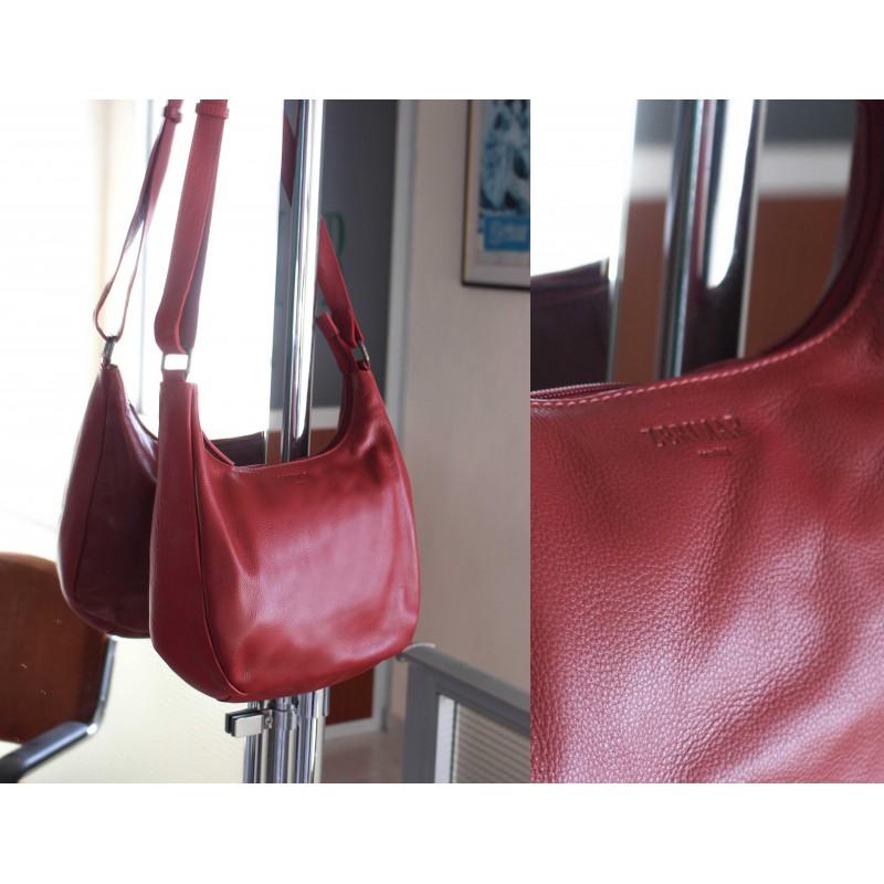 Zerimar Shoes Bolso De Piel Con Cremallera 22x19x8 Cm MINE