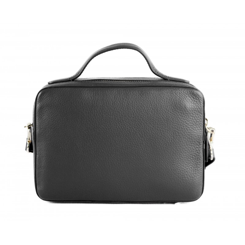 Zerimar Shoes Bolso De Piel Con Doble Cremallera 23x9x15 Cm