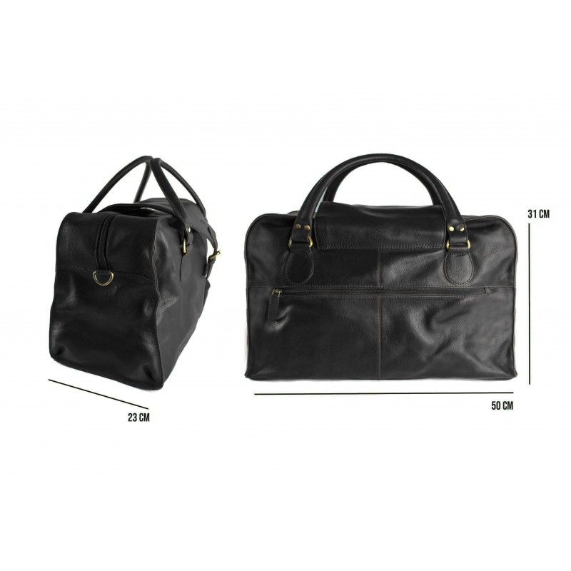 Zerimar Shoes Bolso De Piel De Viaje 50x31x23 Cm MONDO