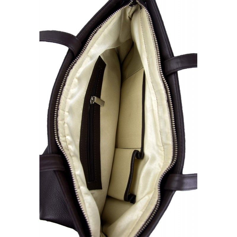 Zerimar Shoes Bolso De Piel Modelo CLEVE 36x10x29 Cm