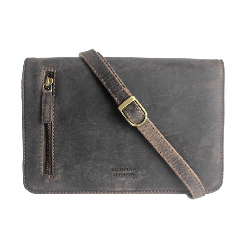 Zerimar Shoes Bolso Solapa De Piel 17x25x8 Cm ANOTHER