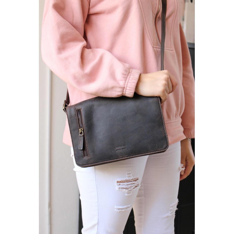 zerimar shoes Bolso solapa de piel 17x25x8 cm ANOTHER