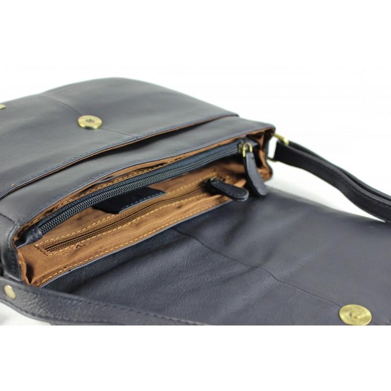 Zerimar Shoes Bolso Solapa De Piel 21x25x7 Cm CROSET