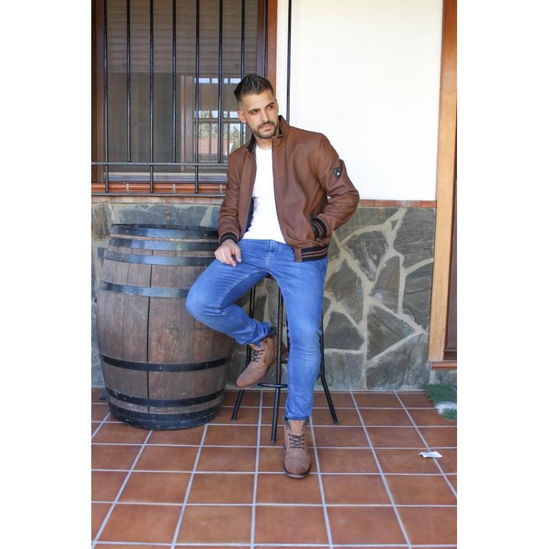 Zerimar Shoes Botas Combi De Piel Con Cierre De Cremallera