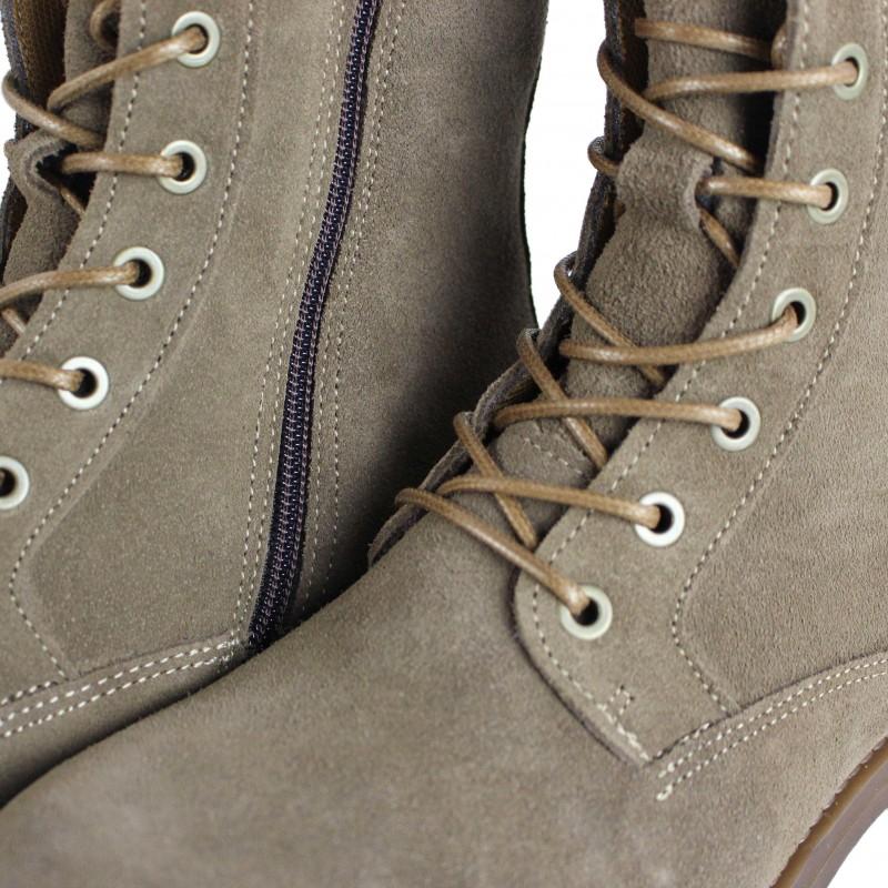 Zerimar Shoes Botas Estilo Militar Con Cremallera Modelo DIER