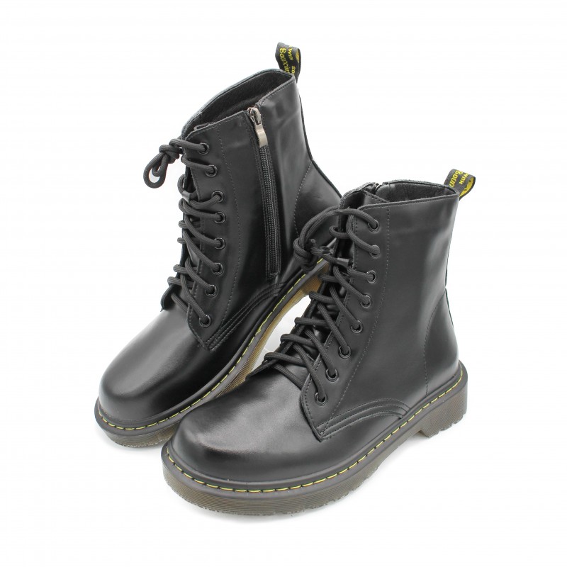 Zerimar Shoes Botas Estilo Militar Con Cremallera Modelo DOCTER