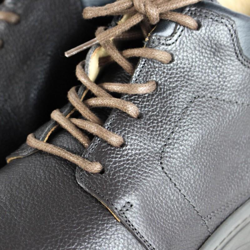 Zerimar Shoes Botín De Cuero Con Cordones Modelo SR