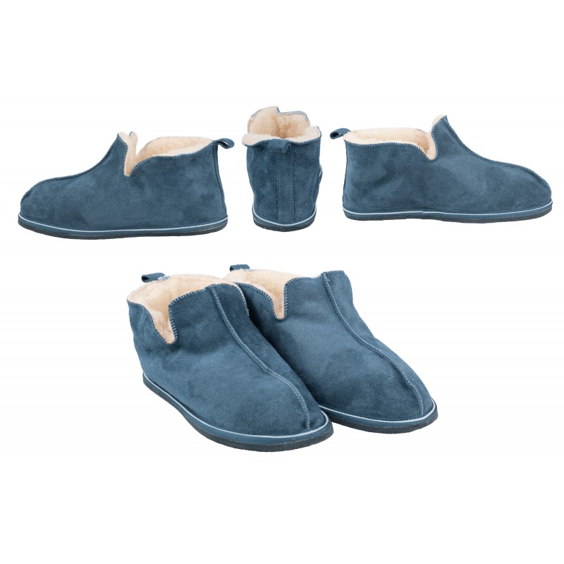 Zerimar Shoes Botines Para Estar Por Casa De Piel Double Face