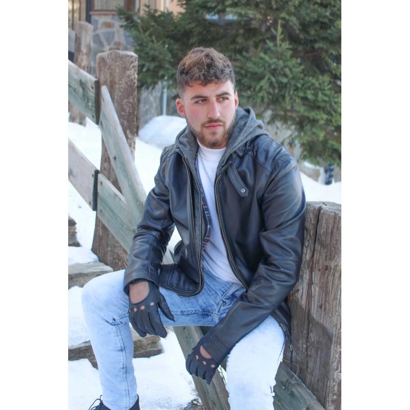 Zerimar Shoes Cazadora Combinada Con Tejido Removible Modelo ROBOT