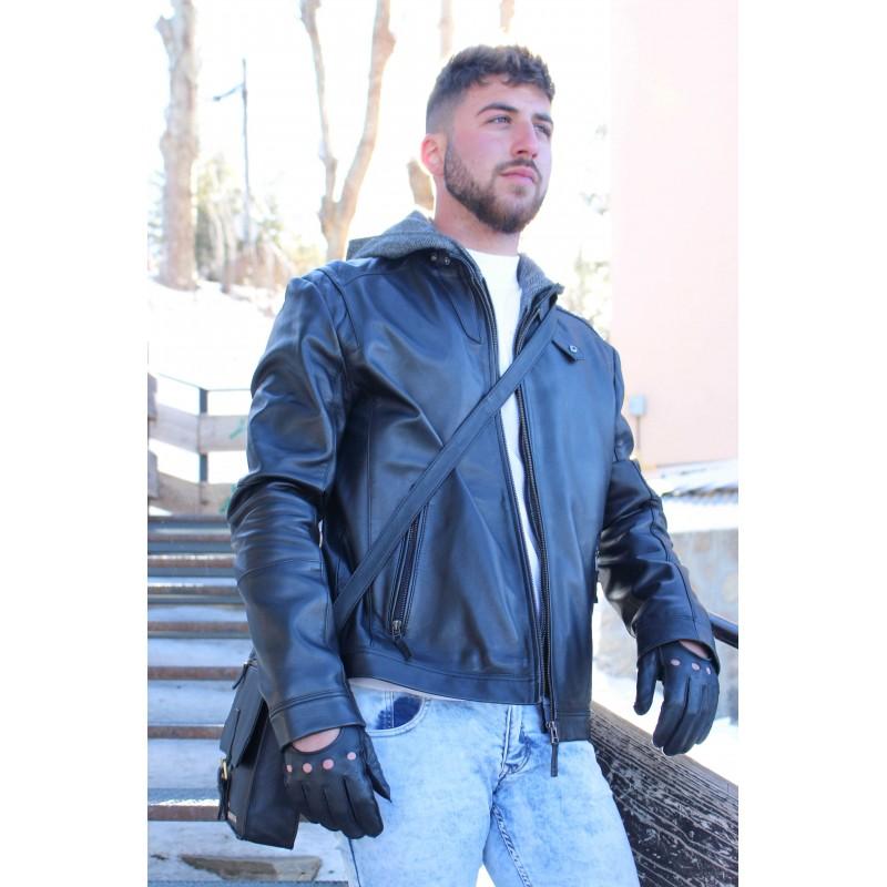 Zerimar Shoes Cazadora Combinada Con Tejido Removible Modelo ROBOT