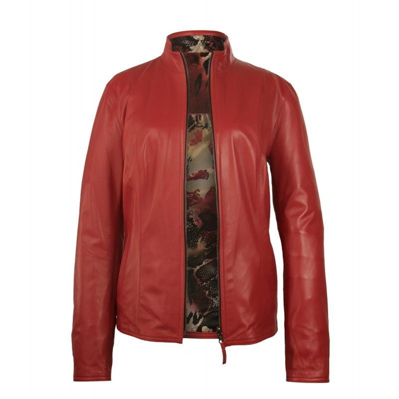 Zerimar Shoes Cazadora Reversible De Cuero Con Cremallera