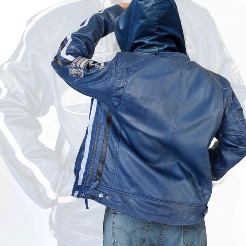 Zerimar Shoes Chaqueta Con Capucha De Piel Con Parches BOLLWO